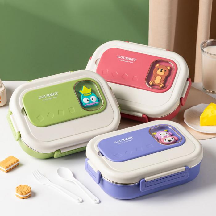 公仔飯盒(四格/五格)/(四格/五格+湯碗)